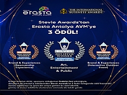 ERASTA ANTALYA ALIVER MERKEZ 2025 INTERNATIONAL BUSINESS AWARDS'TA DL KAZANDI
